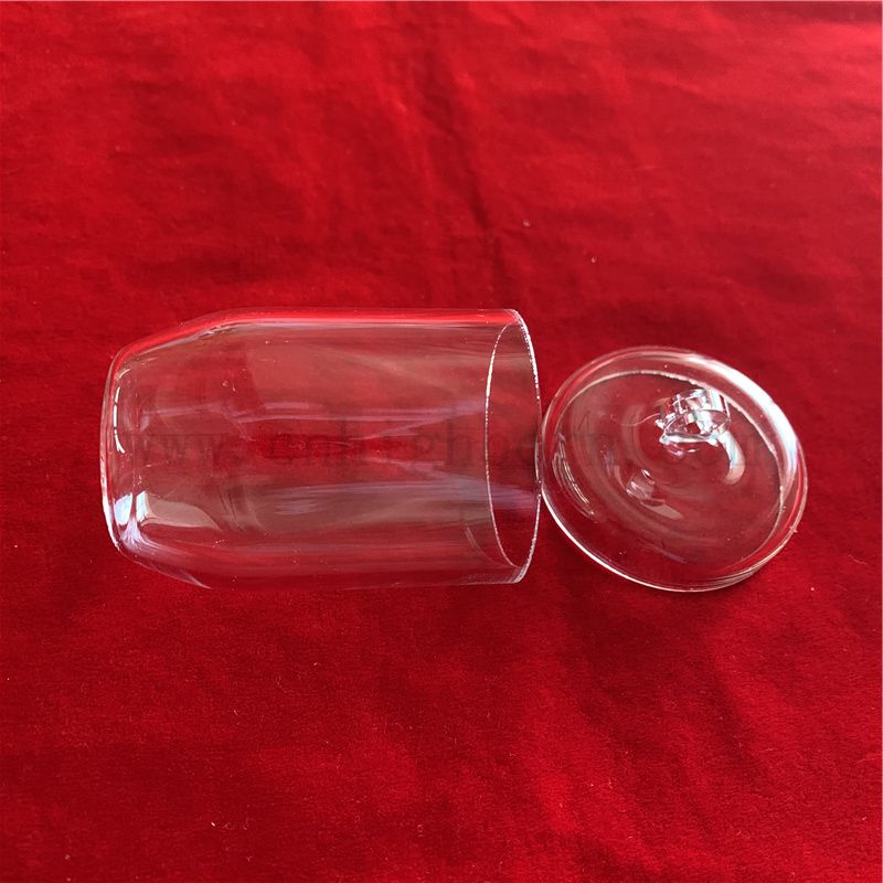 Высокая коррозионная стойкость прозрачного кварцевого стекла с крышкой