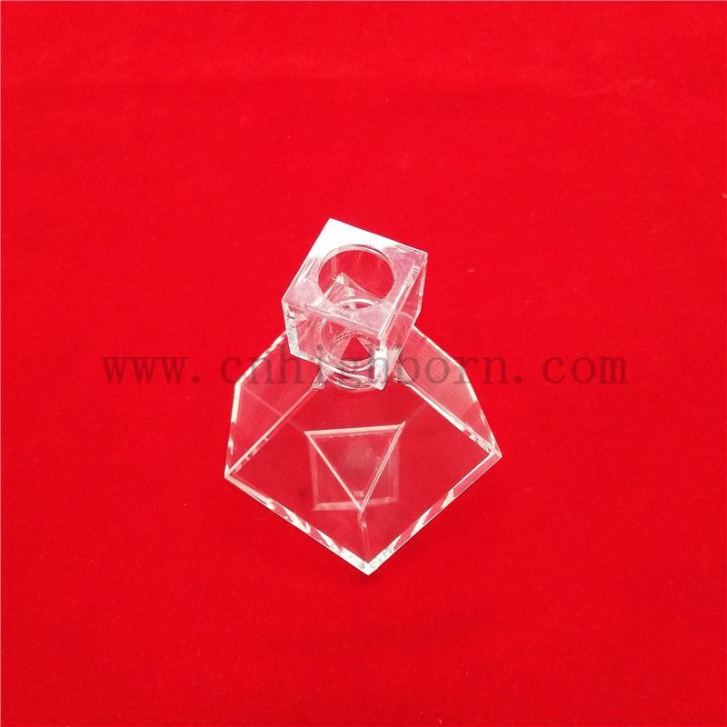 Высокая коррозионная устойчивость к оптической трансмиссии Кварцевая стеклянная спектрофотометр для лаборатории