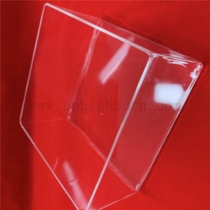 Подгонянная жаростойкостью прозрачная коробка из кварцевого стекла с плавким предохранителем