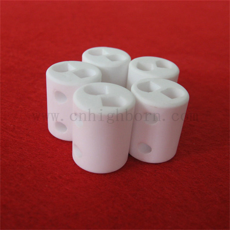 Нерегулярное глиноземное цилиндр индивидуально Al2O3 Керамическая стержня специальная трубка