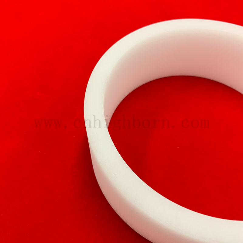 Млечный белый круглый слитый кремный вакуумный фланце