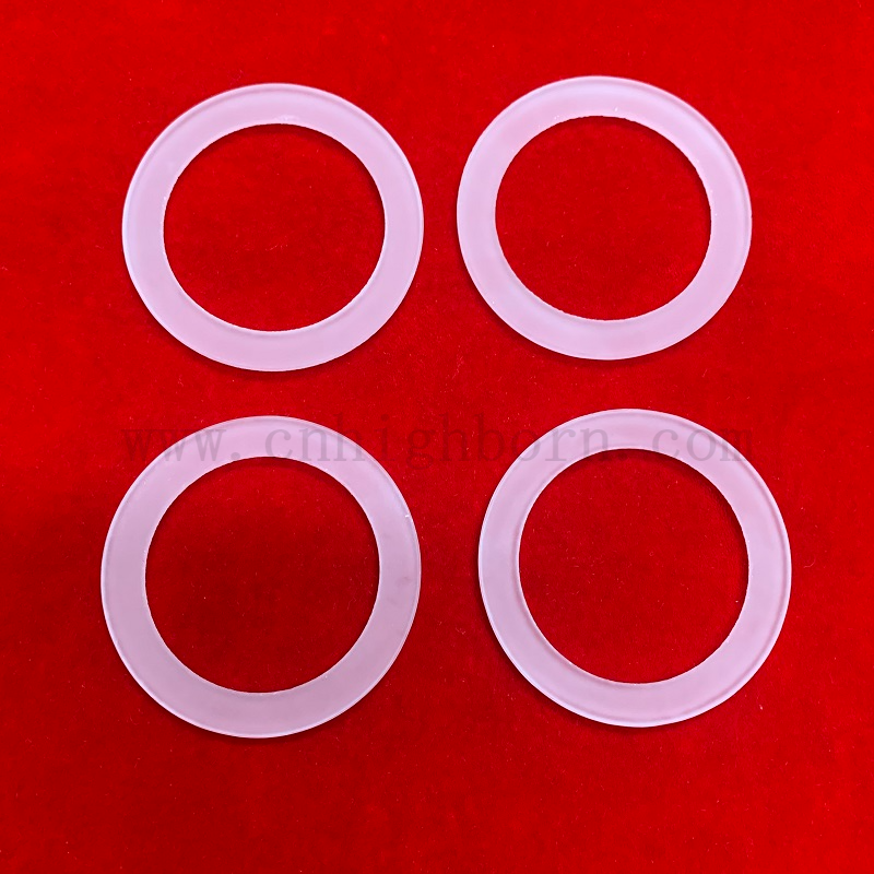 Индивидуальный теплостойкий стеклянный стеклянный фланце