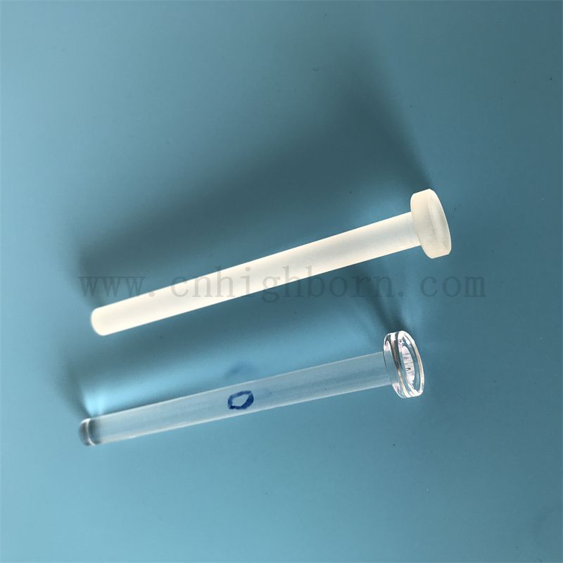 Индивидуальная теплостойкость прозрачная производитель кварцевой шлицевой стеклянный стержень