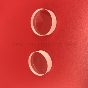 Индивидуальные круглые прозрачные линзы из сапфирового стекла толщиной 10 мм