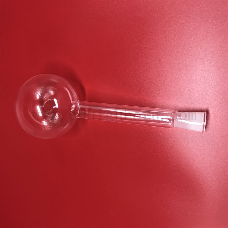 Прозрачная длинная шейная стеклян