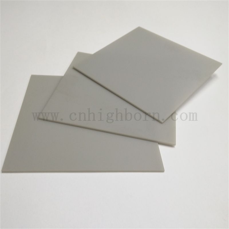 Индивидуальная термостойкая керамическая лист Aln Высокая теплопроводящая алюминиевая нитридная пластина