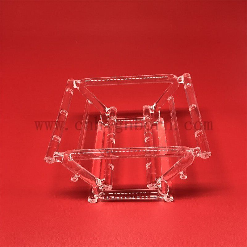 Прозрачная кварцевая лодка