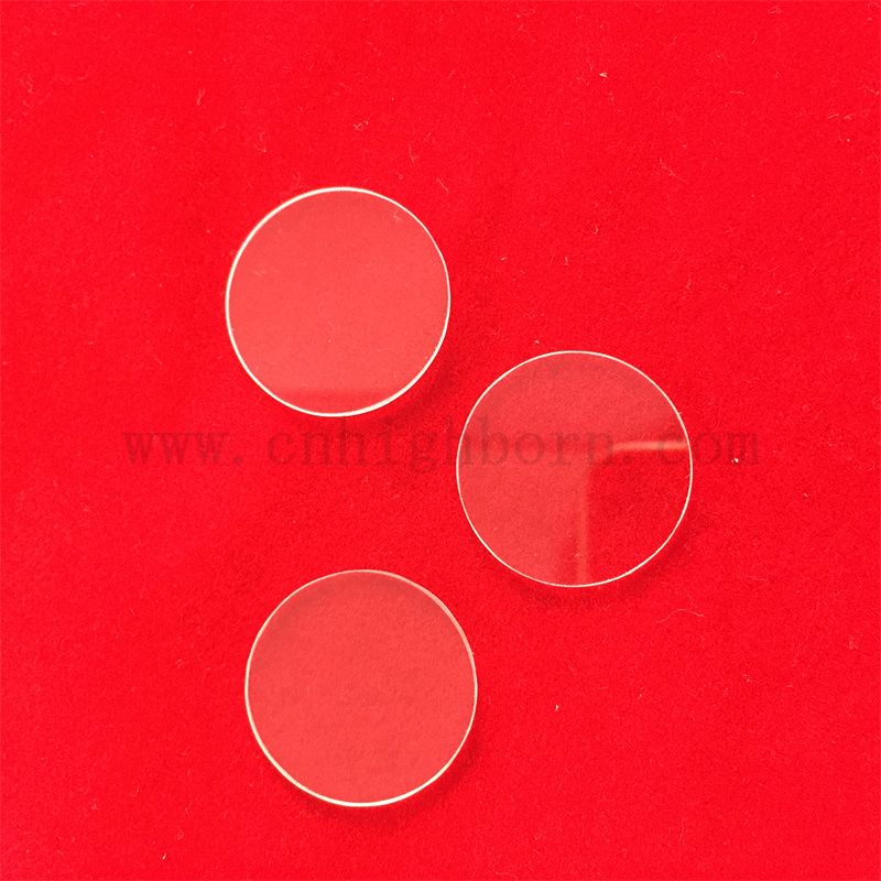 Индивидуальный прозрачный круглый теплостойкий, платечный стеклянный диск кремнезема