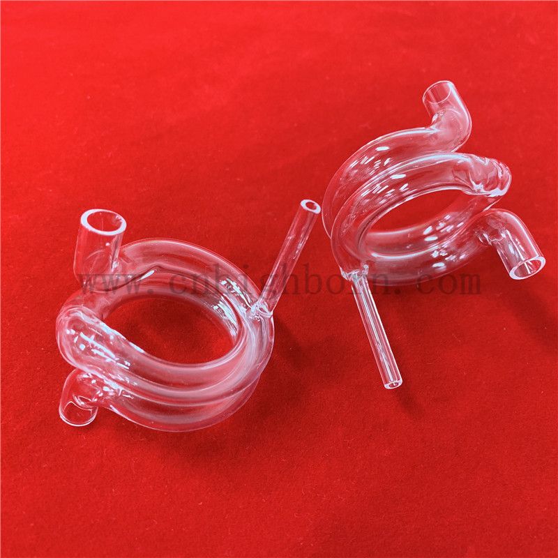 спиральная кварцевая трубка 