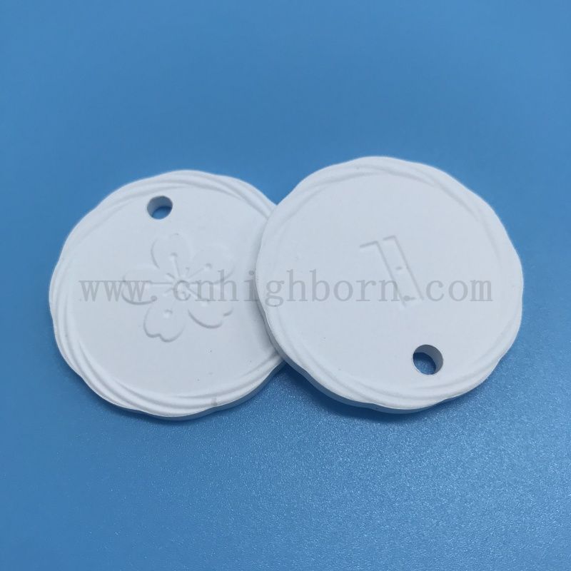 Двухсторонний логотип, пористая керамика, ароматический диффузор из камня, подвесная пластина