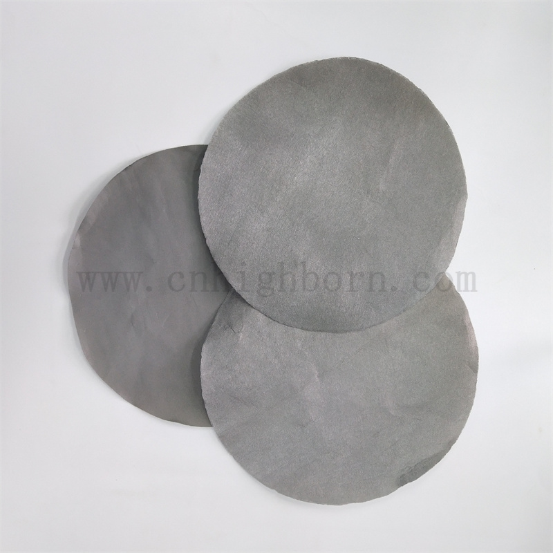 Войлок металлического волокна высокотемпературного сопротивления пористый из нержавеющей стали спеченный дисками фильтра для химической фильтрации