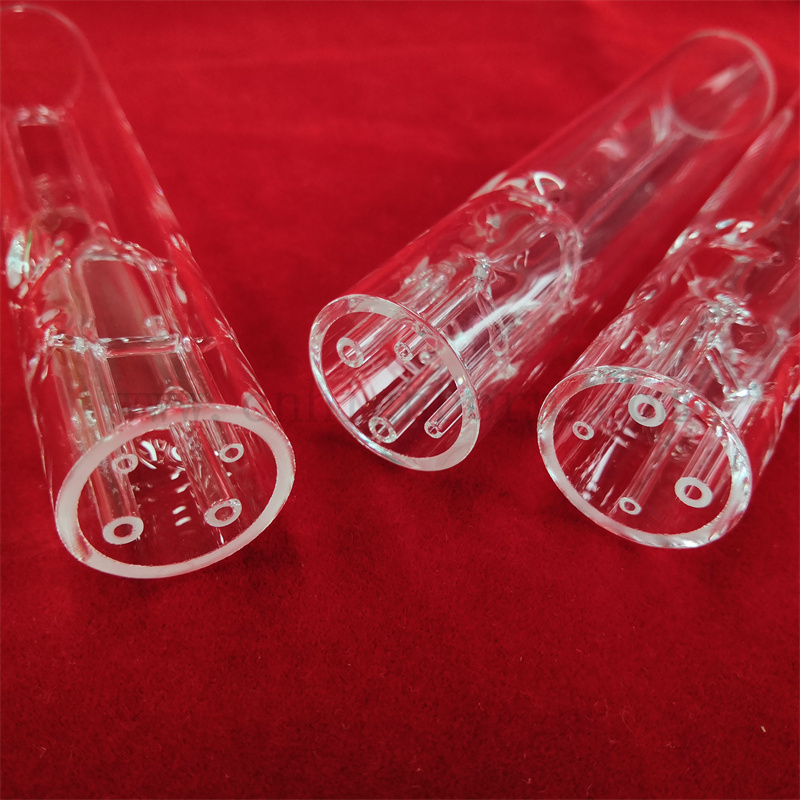 Индивидуальная термостойкая прозрачная кварцевая стеклянная труба прозрачная прозрачная труба из кремнезема