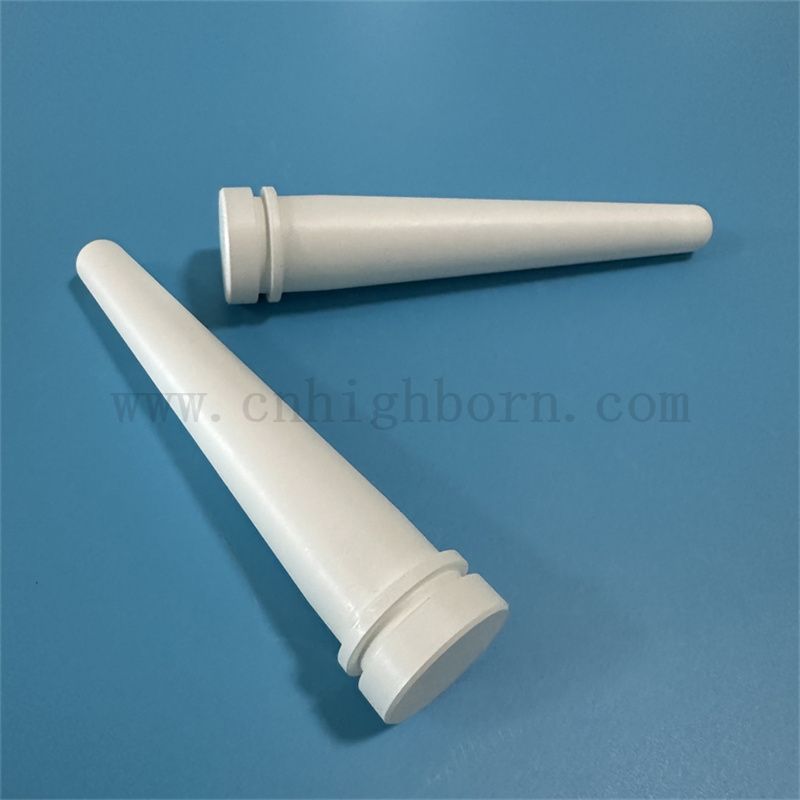 Шестиугольные горячие прессованные 99,7% нитридные керамические трубы бора BN Изоляционные трубки