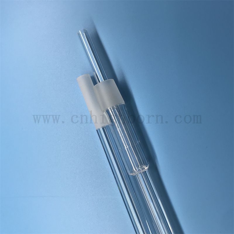 Индивидуальная форма прозрачная термостойкая кремничная стеклянная трубка из кремнезема