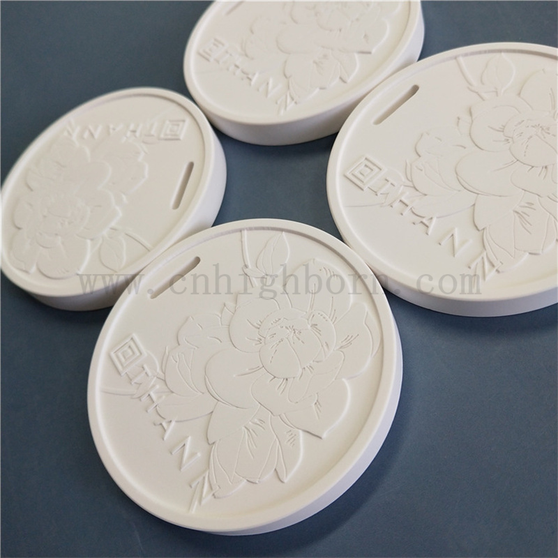 Логотип индивидуальная автомобиль, висящая ароматическая керамическая ароматическая штукатурка камень