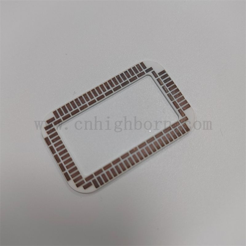 Индивидуальный 96% алюминий керамический лист оксида оксида глинония DPC Substrate с металлом для электроцита