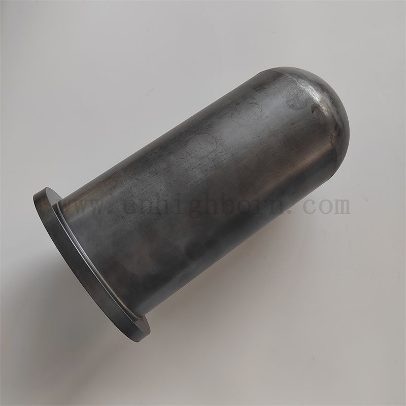 Одна концовая герметичная реакция, спекающая кремниевая карбидная труба SIC Ceramic Shrotection Tipe