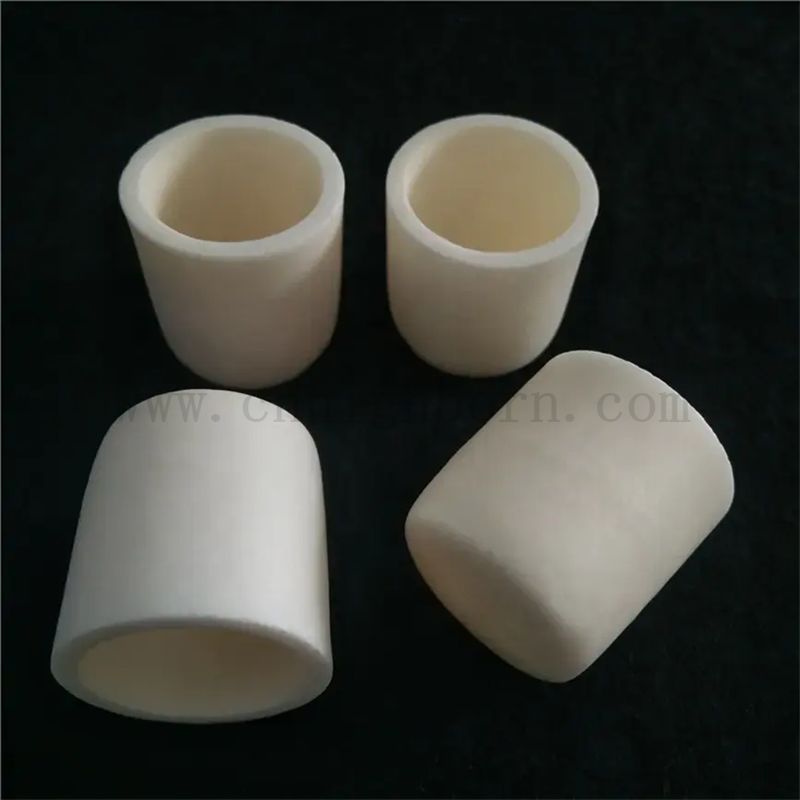 99% 95% AL2O3 Керамическая нагревательная чашка алюминия керамическая керамика Маленький тиг с плоским дном