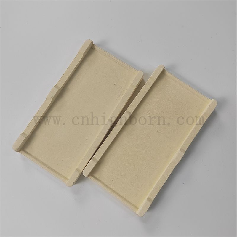 Рефрактерный прямоугольный цирконий керамический саггар Zro2 Ceramic Crucible для таяния золота