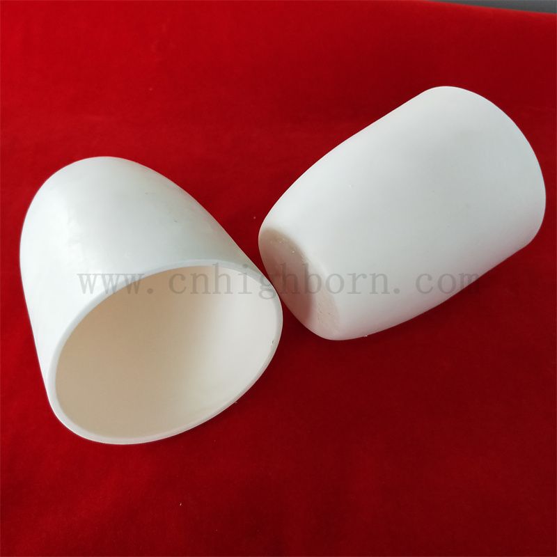 Высокая температура, устойчивая к 99% Al2O3 Альминационной дуговой дуги, керамический плавильный горшок для лаборатории для лаборатории