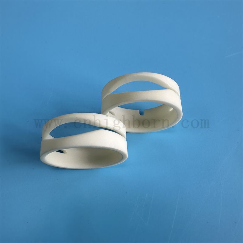 Индивидуальная полированная износостойкая аксессуары Al2O3 Аксуары из алюминия. Текстильная керамика