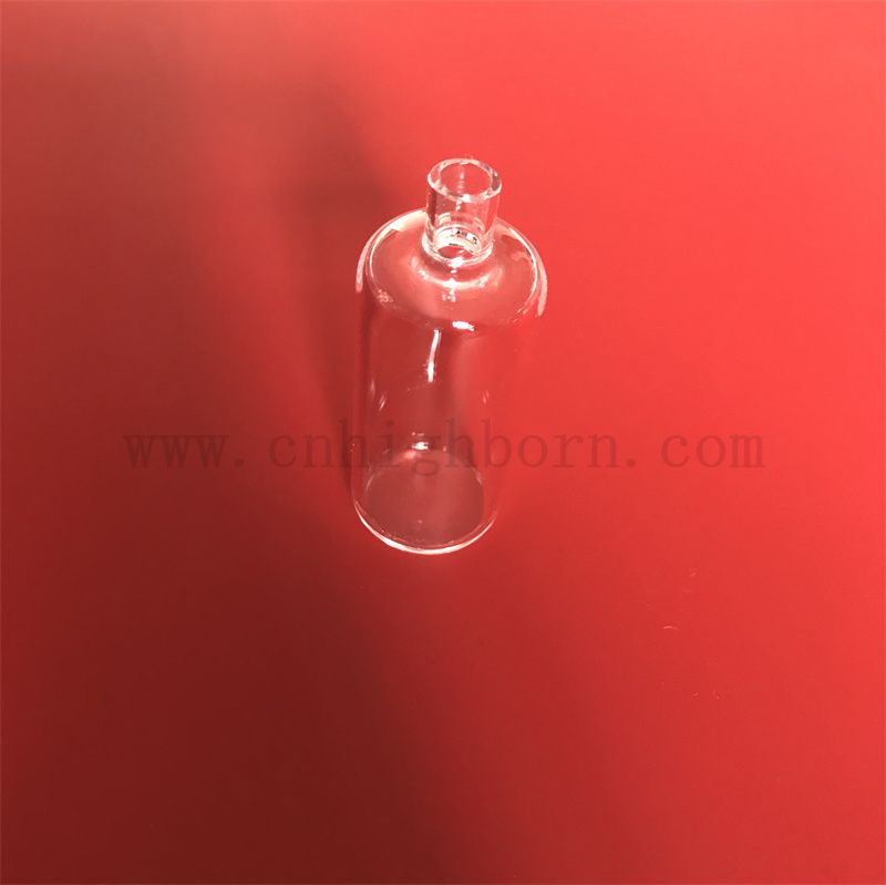 Высокая температурная устойчивость глубокой процесс прозрачная кварцевая стеклянная трубка