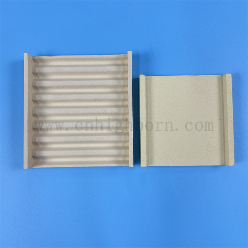 Стабилизированный кальций оксид циркония Zro2 Циркония керамические плоские листы для печи для печи