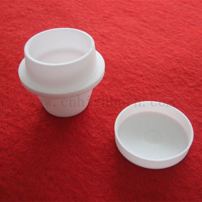 Высокая температурная устойчивость Leco TGA Alumina Ceramic Crucible с крышкой лаборатории Al2O3 плавильный котел