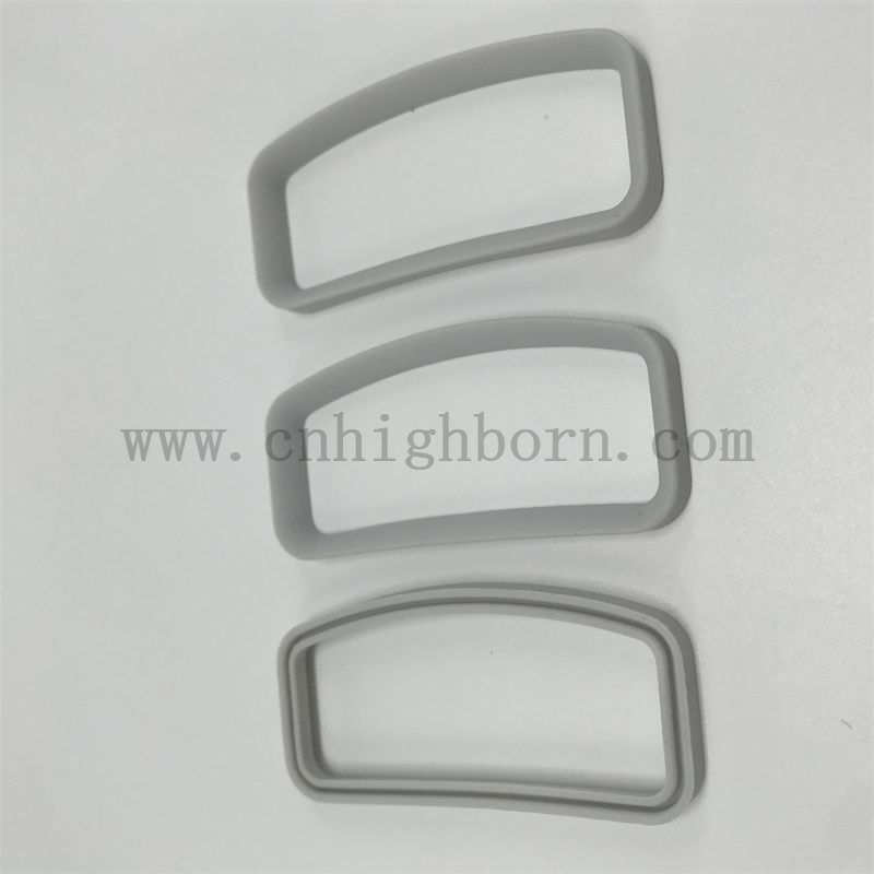 Пищевые мягкие силиконовые резиновые уплотнения с серым цветом высокого температурного силиконового кольца