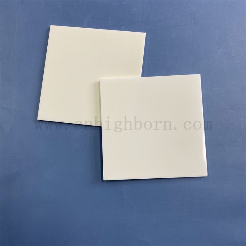 Индивидуальная однобокополированная керамическая лист AL2O3 Al2O3.