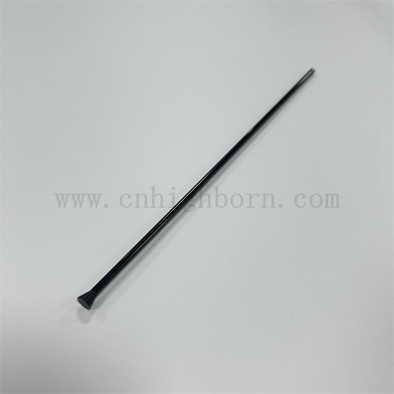 Пользовательский черный керамический стержень /стержень с оксидом циркония с высокой твердостью устойчив к коррозии