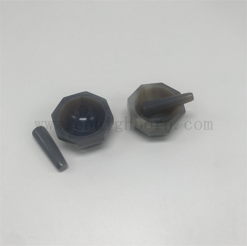 Высокая твердость натуральная минометный раствор и пестик для лабораторного и фармацевтического измельчения