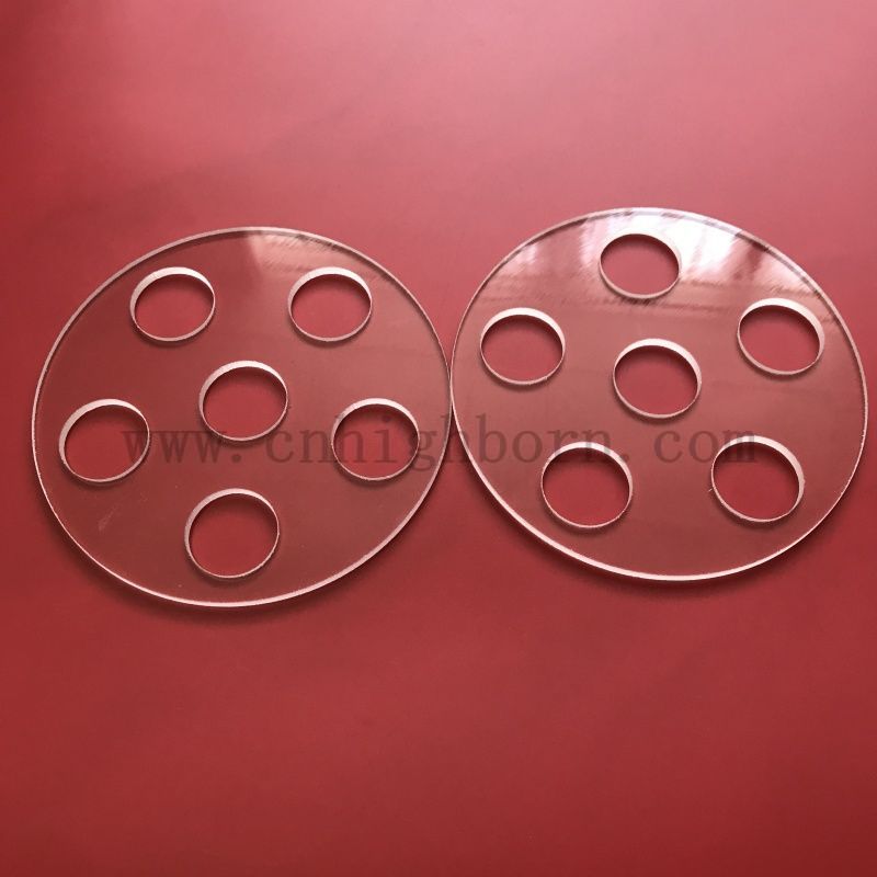 Кварцевый диск с отверстиями