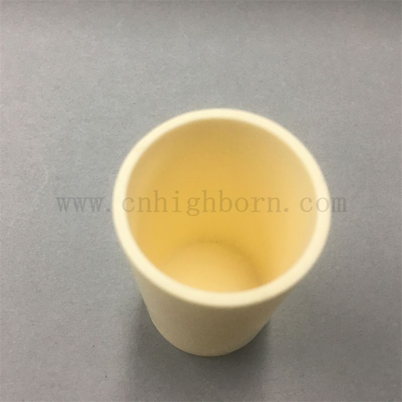 Лаборатория высокой температуры лаборатория 99% Al2O3 Crucible 50 мл 100 мл 99% глинозем керамический тиг