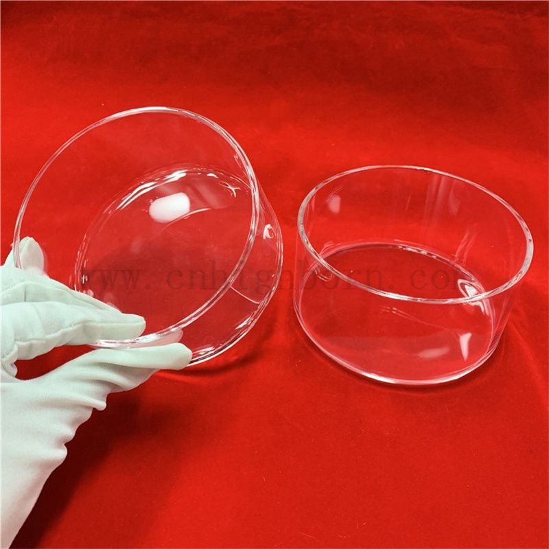 Индивидуальная прозрачная теплостойкость кварце стеклянное петничное блюдо 