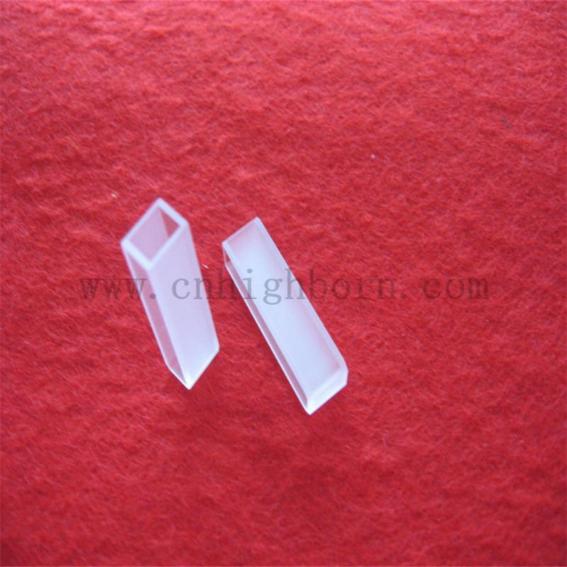 Лабораторная кварцевая стеклянная кювета Длина 10 мм кварцевые флуоресцентные клетки