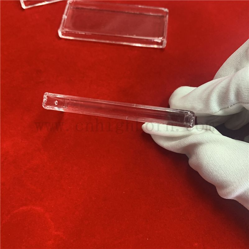 Теплостойкость прозрачная индивидуальная плавленная квадратная квадратная трубка кварцевой кварцевой