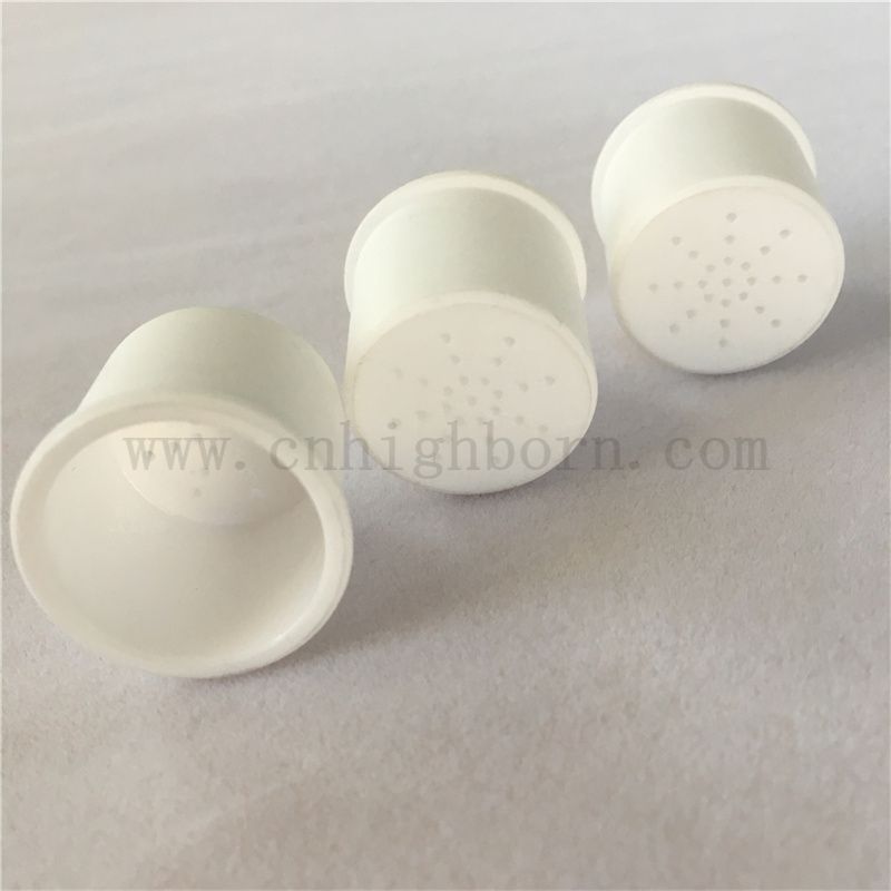 Шлюпка глинозема изолятора 95 тигля термического анализа Ал2О3 лаборатории с крышкой