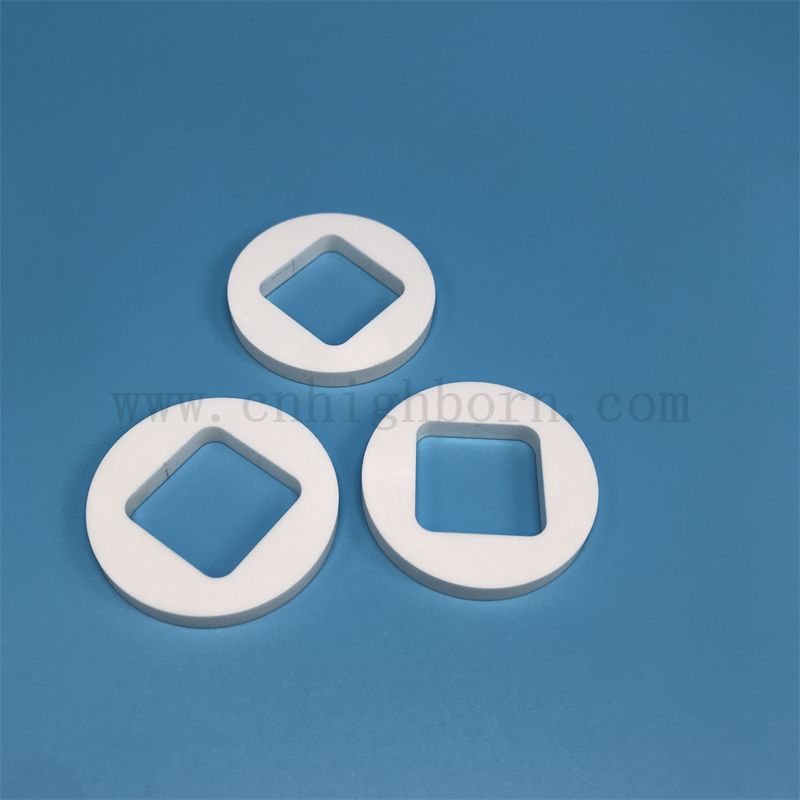 Высокая прочность на керамическое канавное блок Zro2 с отверстиями Zro2