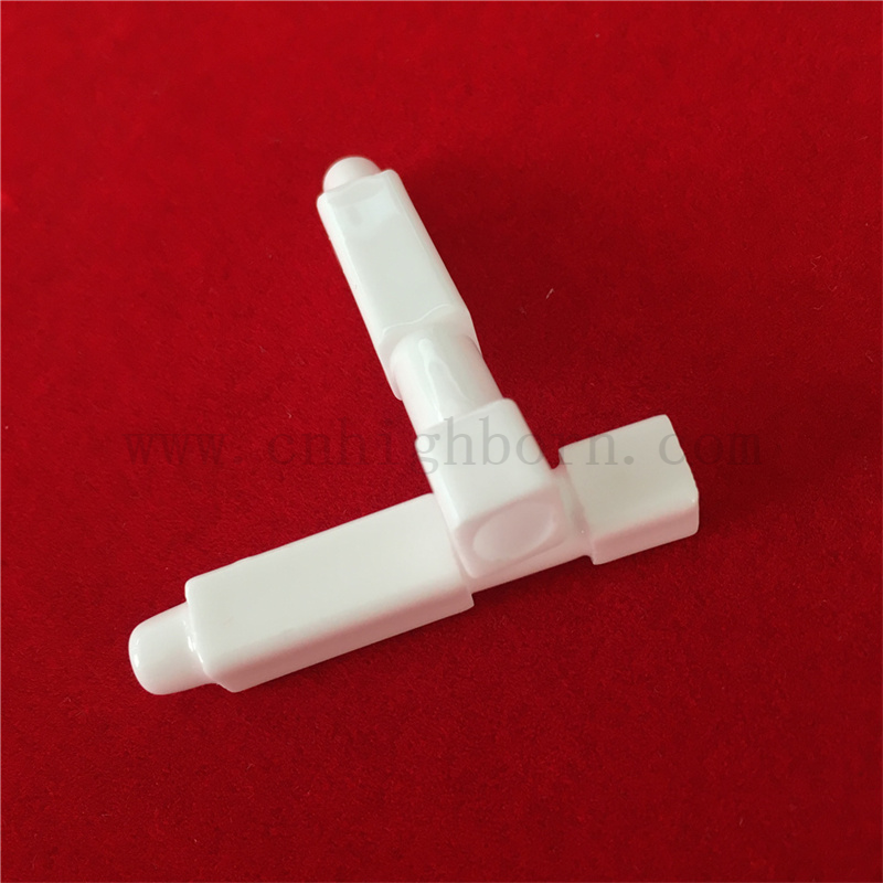 Глазированная глиноземная газовая плита индивидуальная керамическая электродная трубка Al2O3