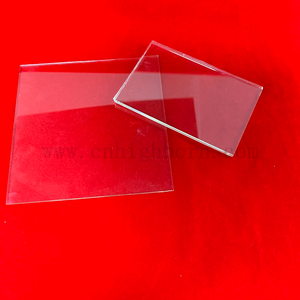 Оптическое прозрачное прямоугольное стеклянное окно, тонкая стеклянная пластина