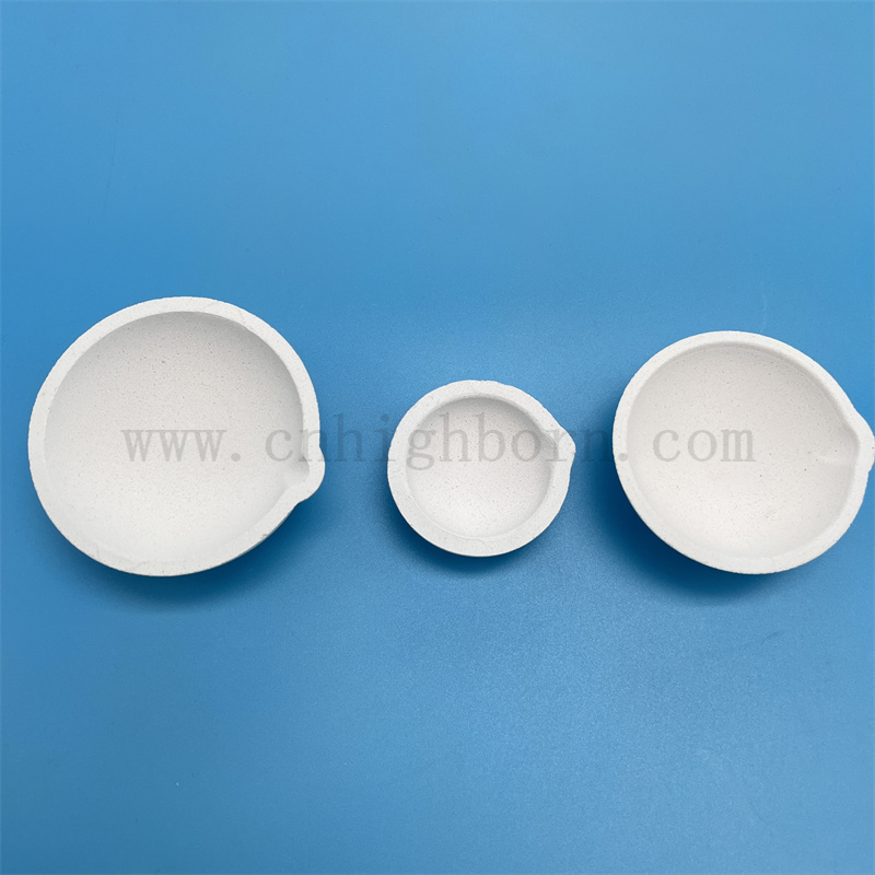 Индивидуальная лабораторная золотая миска таяния Quartz Fused Crucible Crucible