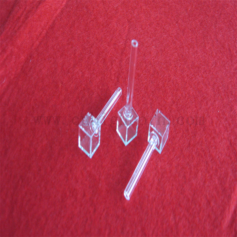 Лабораторная квартальная газовая камера кюветы стеклянная кварцевая кювета