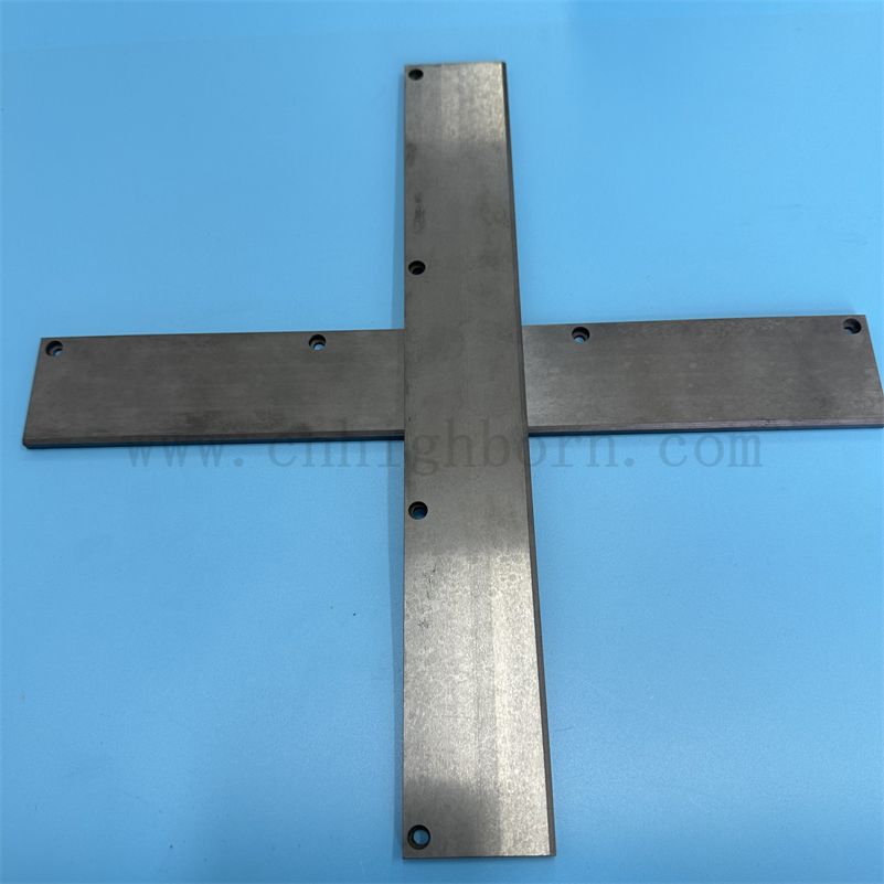 Реакция спекания RBSIC SSIC Силиконовый кремниевый кремовый керамический керамическая пластина/лист с отверстиями