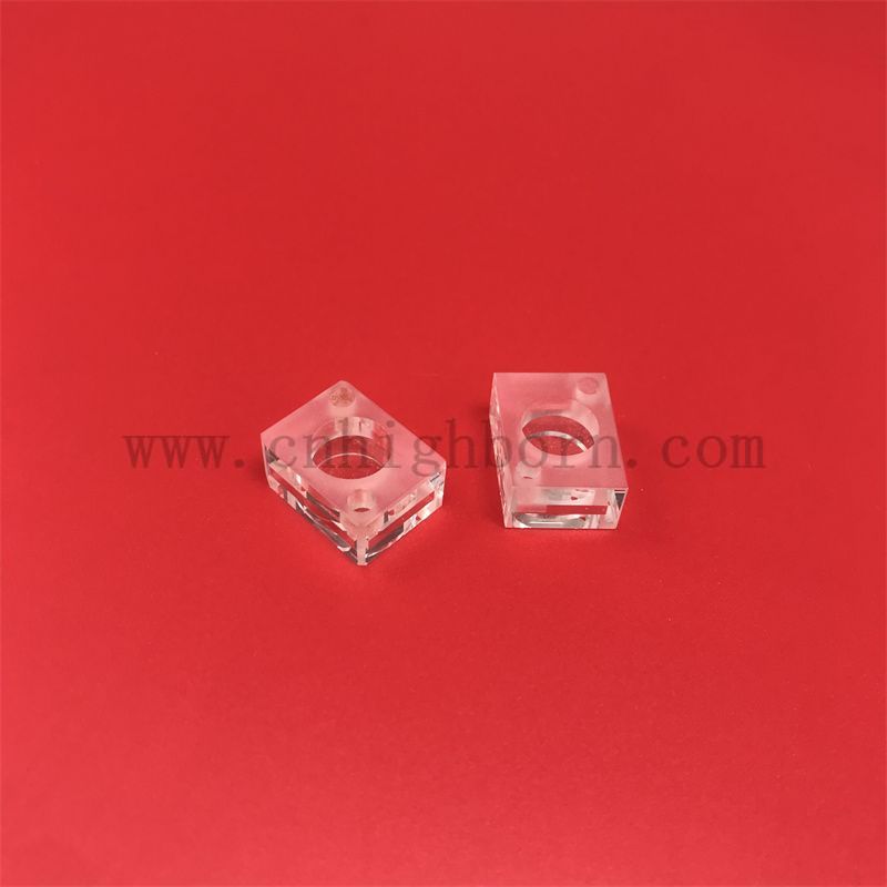 Лабораторные исследования Quartz Instruments Полумикрометровый флуорометр УФ-кварцевый стеклянный кювета