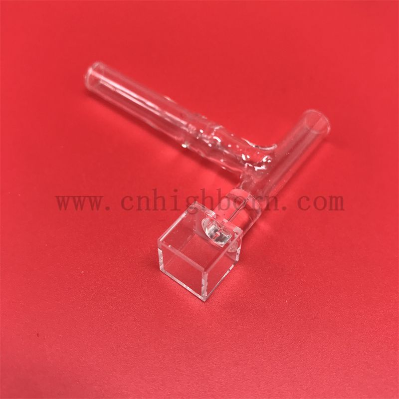 Кварцевая ячейка с высокой трансмиссией прозрачно