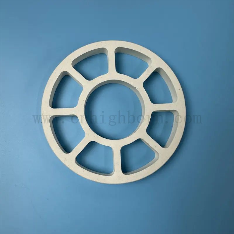 Рефрактерные белые кордиеритовые детали керамическое кольцо для печи