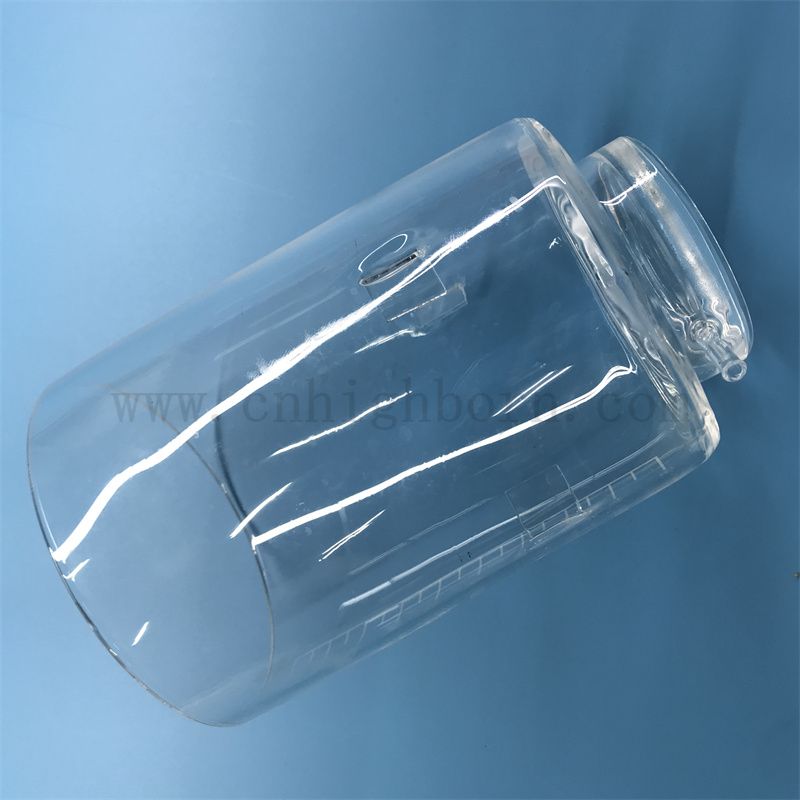  Индивидуальная формовая теплостойкость Прозрачный кремный кварцевый сосуд