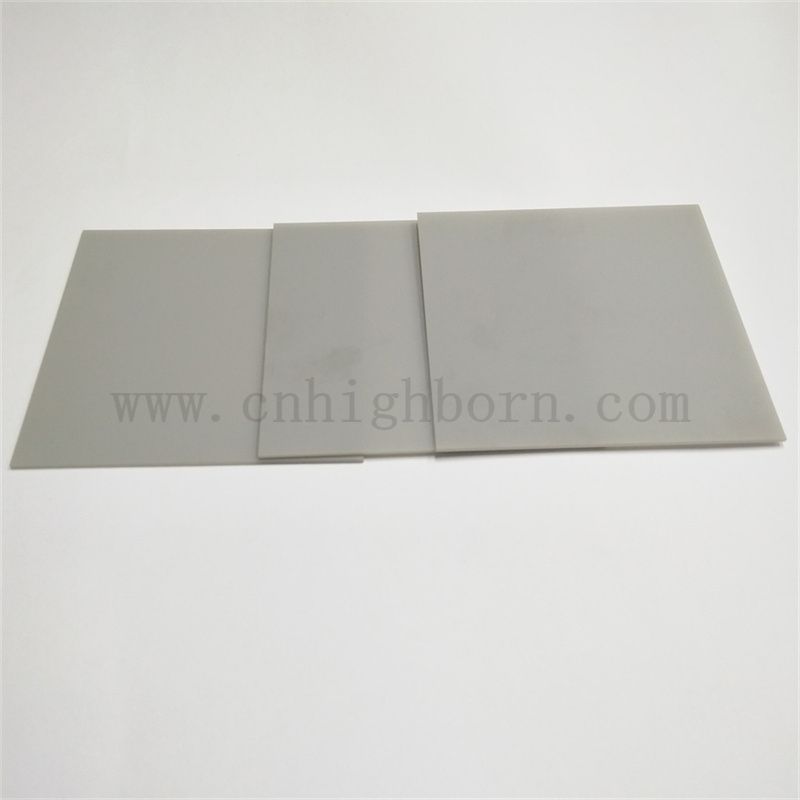 Индивидуальная термостойкая керамическая лист Aln Высокая теплопроводящая алюминиевая нитридная пластина