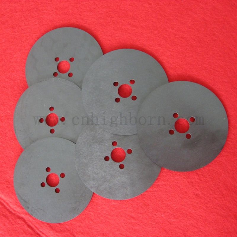 Пользовательская лазерная просверленная черная циркония круглая керамическая диск Zro2 Zro2